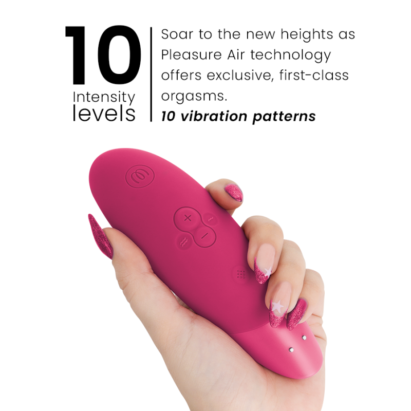 WOMANIZER ENHANCE ESTIMULADOR DE CLITORaS ROSA VIBRANTE
