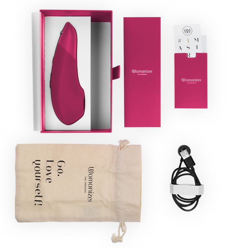 WOMANIZER ENHANCE ESTIMULADOR DE CLITORaS ROSA VIBRANTE