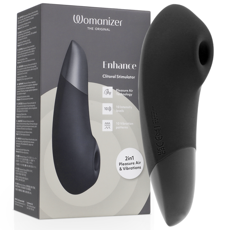 WOMANIZER ENHANCE ESTIMULADOR DE CLITORaS NEGRO
