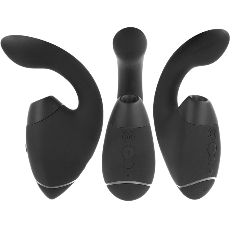 WOMANIZER DUO NEXT ESTIMULADOR VIBRADOR DUAL CLaTORIS PUNTOaG NEGRO