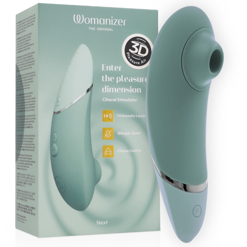WOMANIZER NEXT ESTIMULADOR DE CLITORaS VERDE CLARO