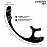 ADDICTED TOYS PLUG ANAL VIBRACIaN Y WAVING 360aº Y ESTIMULADOR TESTaCULOS