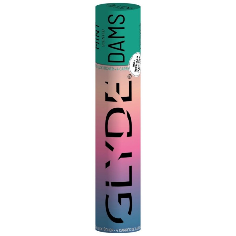 SHEER GLYDE DAMS LaMINAS LATEX SEXO ORAL MENTA