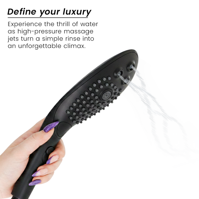 WOMANIZER WAVE CABEZAL DE DUCHA ESTIMULADOR DE CLITORaS NEGRO