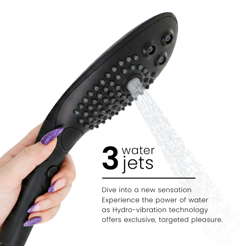 WOMANIZER WAVE CABEZAL DE DUCHA ESTIMULADOR DE CLITORaS NEGRO