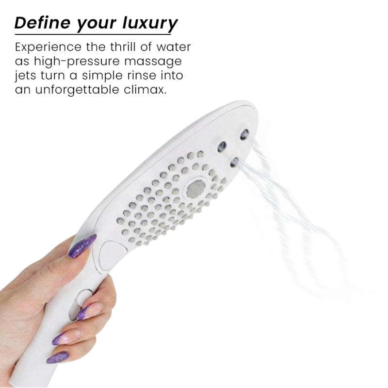 WOMANIZER WAVE CABEZAL DE DUCHA ESTIMULADOR DE CLITORaS BLANCO