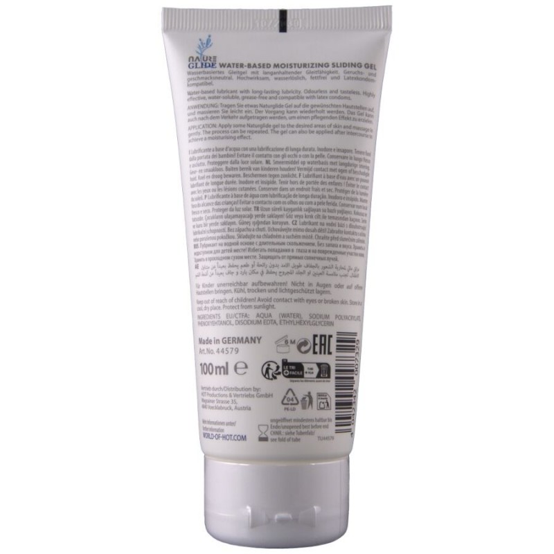 HOT NATURE GLIDE LUBRICANTE BASE AGUA 100 ML