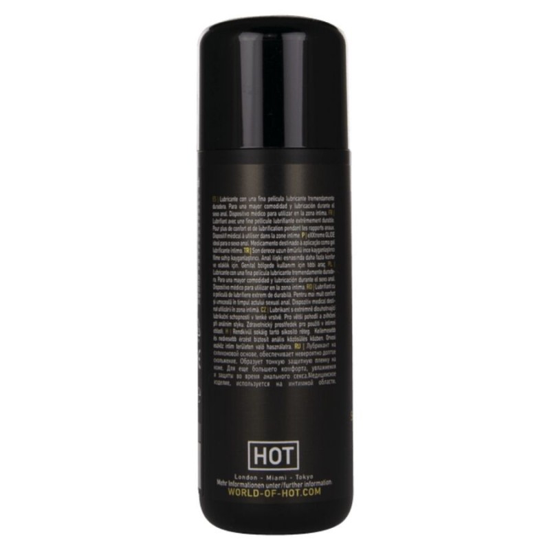 HOT EXXTREME GLIDE LUBRICANTE BASE SILICONA ACEITE CONFORT A 50 ML