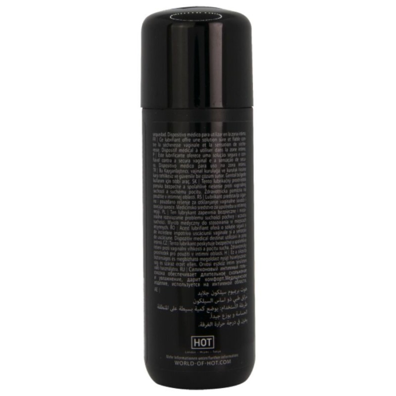 HOT PREMIUM SILICONE GLIDE LUBRICANTE BASE SILICONA 50 ML