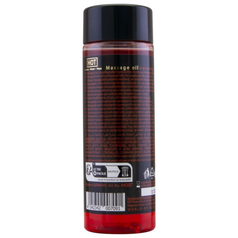 HOT ACEITE DE MASAJE EFECTO CALOR 100 ML