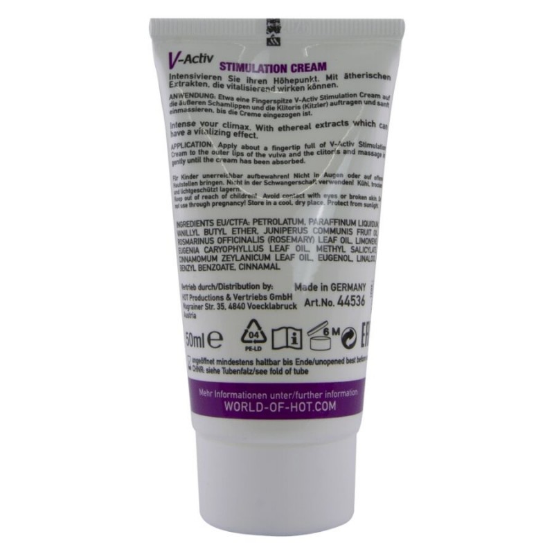 HOT V ACTIV CREMA ESTIMULANTE PARA MUJER 50 ML