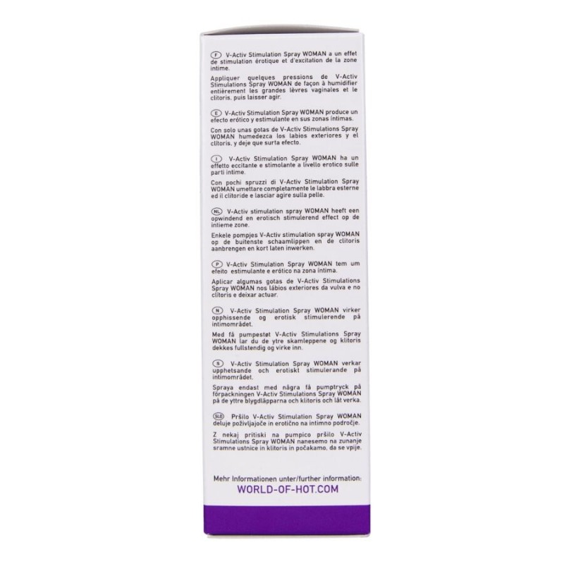 HOT V ACTIV SPRAY ESTIMULANTE PARA MUJER 50 ML