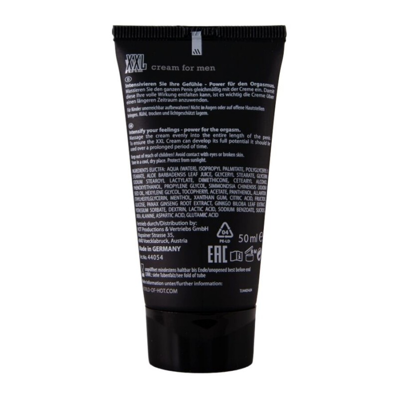 HOT CREMA XXL PARA HOMBRE 50 ML