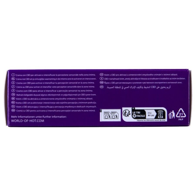 HOT CREMA PARA VULVA CON CBD 50 ML