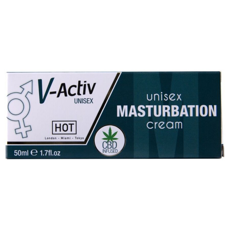 HOT CREMA DE MASTURBACIaN CON CBD UNISEX 100 ML