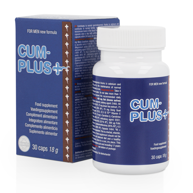 Cum Plus a Complemento alimenticio para la calidad del esperma y el bienestar masculino