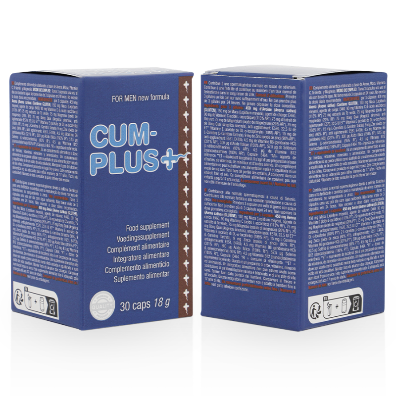 Cum Plus a Complemento alimenticio para la calidad del esperma y el bienestar masculino