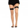 LEG AVENUE 1963 MEDIAS DE SPANDEX CON COSTURA TRASERA NEGRO TALLA aNICA