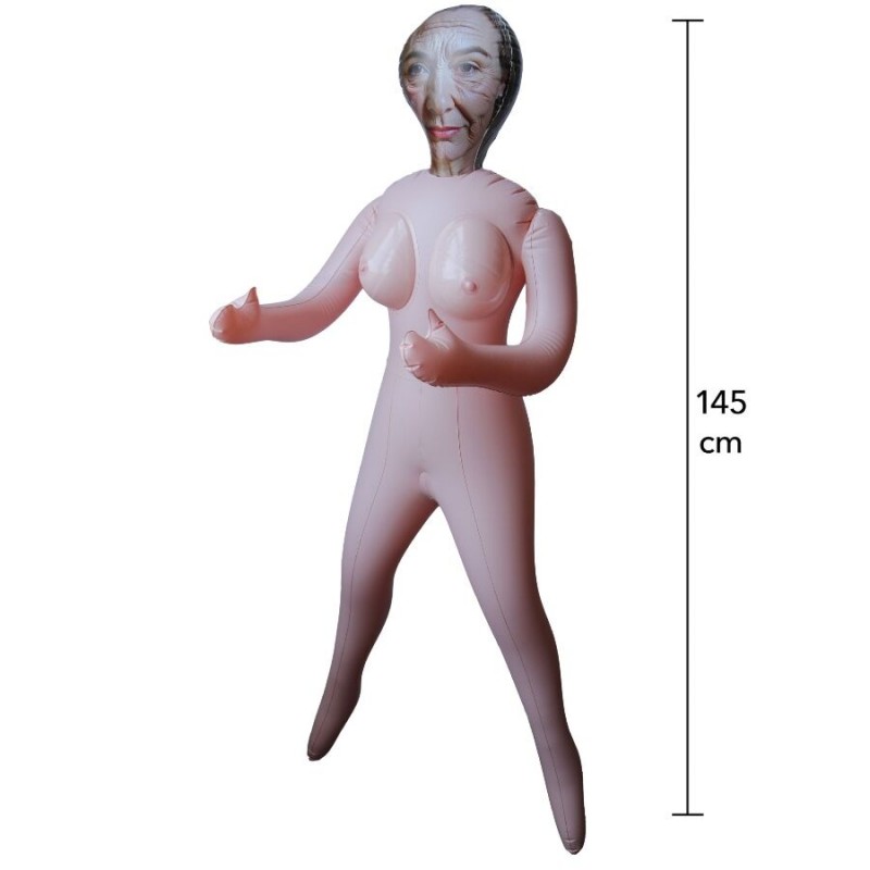 HIDDEN DESIRE HORNY GRANNY MUaECA INFLABLE 145 CM