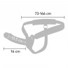 HIDDEN DESIRE INFERNO STRAP ON FUNDA PARA PENE CON VIBRACIaN 16 CM