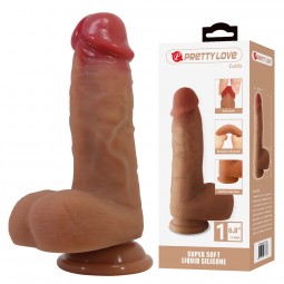 PRETTY LOVE CURTIS DILDO REALaSTICO CON VENTOSA 173 CM a 42 CM