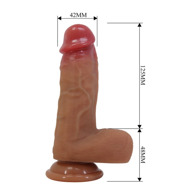 PRETTY LOVE CURTIS DILDO REALaSTICO CON VENTOSA 173 CM a 42 CM