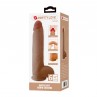 PRETTY LOVE MENDEL DILDO REALaSTICO CON VENTOSA 255 CM a 56 CM