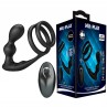 MR PLAY ANILLO PARA PENE CON PLUG ANAL CON VIBRACIaN CONTROL REMOTO