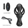 MR PLAY ANILLO PARA PENE CON PLUG ANAL CON VIBRACIaN CONTROL REMOTO
