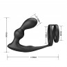 MR PLAY ANILLO PARA PENE CON PLUG ANAL CON VIBRACIaN CONTROL REMOTO
