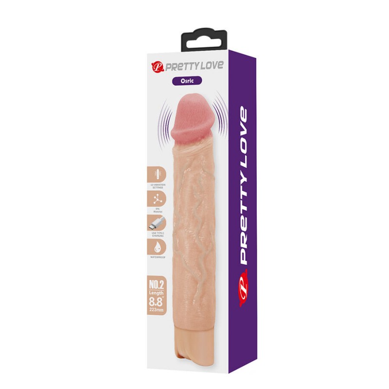 PRETTY LOVE OSRIC VIBRADOR REALaSTICO FLEXIBLE
