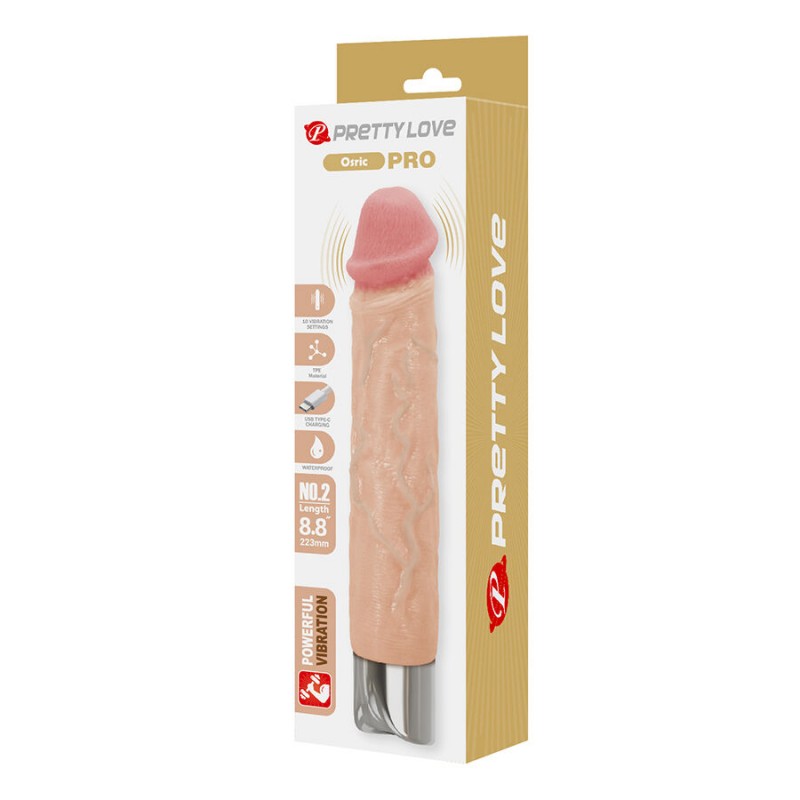 PRETTY LOVE OSRIC PRO VIBRADOR REALaSTICO FLEXIBLE