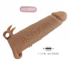PRETTY LOVE QUILLON FUNDA PARA PENE CON ESTIMULADOR DE CLaTORIS Y VIBRACIaN