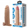 PRETTY LOVE XERXES FUNDA PARA PENE CON ESTIMULADOR DE CLaTORIS Y VIBRACIaN