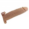 PRETTY LOVE XERXES FUNDA PARA PENE CON ESTIMULADOR DE CLaTORIS Y VIBRACIaN