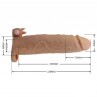 PRETTY LOVE XERXES FUNDA PARA PENE CON ESTIMULADOR DE CLaTORIS Y VIBRACIaN