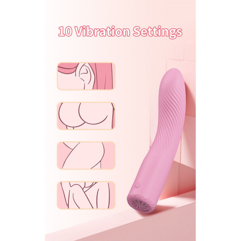 PRETTY LOVE KISELL VIBRADOR PUNTO G ROSA