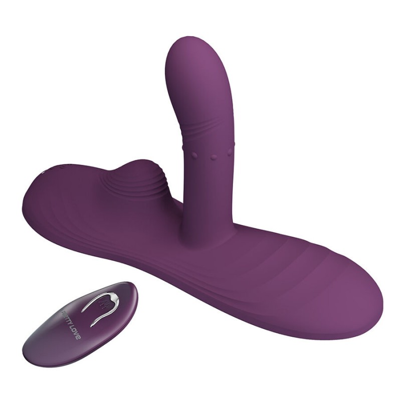 PRETTY LOVE LUKA SIT DOWN VIBRADOR CON EFECTO CALOR Y CONTROL REMOTO