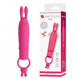 PRETTY LOVE DELIA VIBRADOR RABBIT CON ANILLO DE SUJECIaN