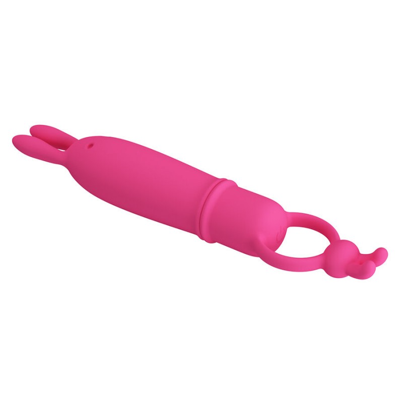 PRETTY LOVE DELIA VIBRADOR RABBIT CON ANILLO DE SUJECIaN
