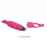 PRETTY LOVE DELIA VIBRADOR RABBIT CON ANILLO DE SUJECIaN