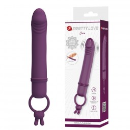 PRETTY LOVE CORA VIBRADOR FORMA PENE CON ANILLO DE SUJECIaN
