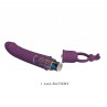 PRETTY LOVE CORA VIBRADOR FORMA PENE CON ANILLO DE SUJECIaN