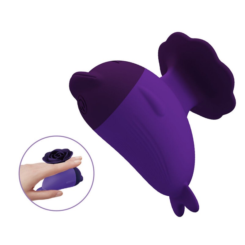 PRETTY LOVE DOLPHIN MINI VIBRADOR CON SUJECIaN