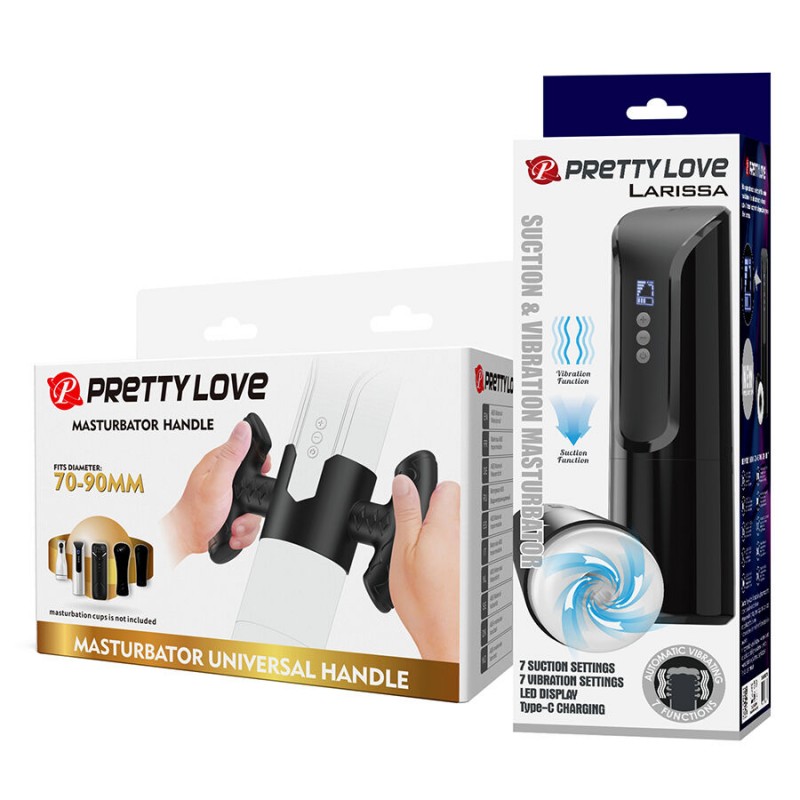 PRETTY LOVE LARISSA MASTURBADOR SUCCIONADOR CON VIBRACIaN SUJECIaN