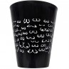 DIABLO PICANTE VASO NEGRO 500 ML CON TETAS BLANCAS