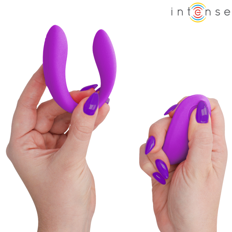 INTENSE NORA VIBRATING CLAMP STIMULATOR PURPLE