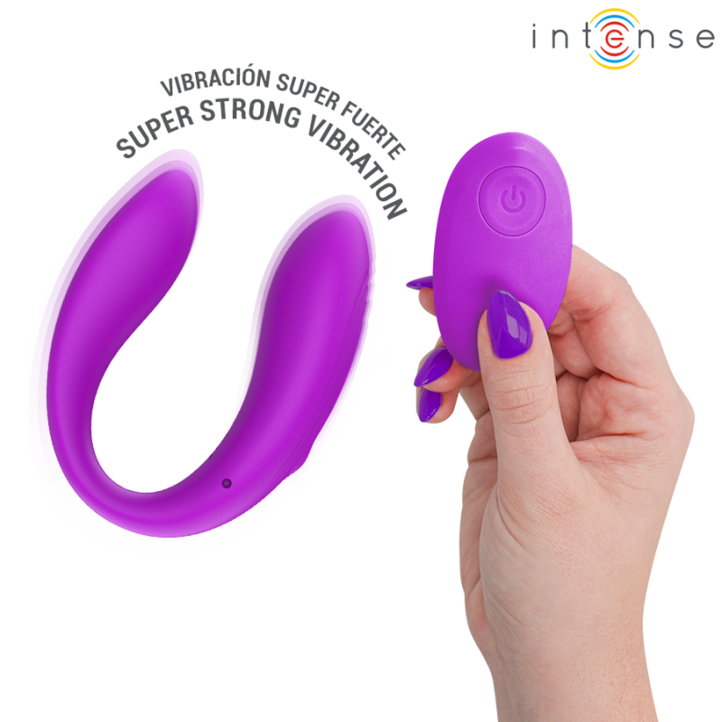 INTENSE NORA VIBRATING CLAMP STIMULATOR PURPLE