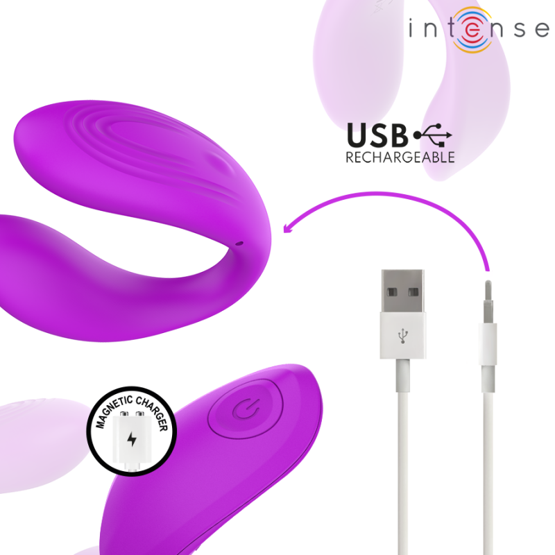INTENSE NORA VIBRATING CLAMP STIMULATOR PURPLE