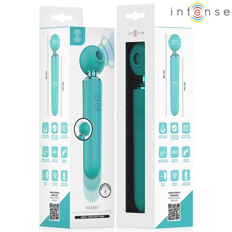 INTENSE HAMBY ESTIMULADOR MULTIFUNCIaN CON SUCCIaN Y VIBRACIaN